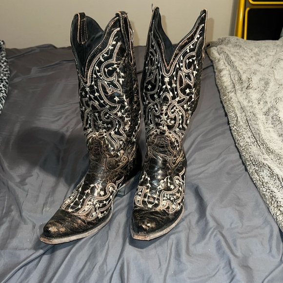 JB Dillon Reserve Women’s pointed cowgirl boots - Picture 1 of 4